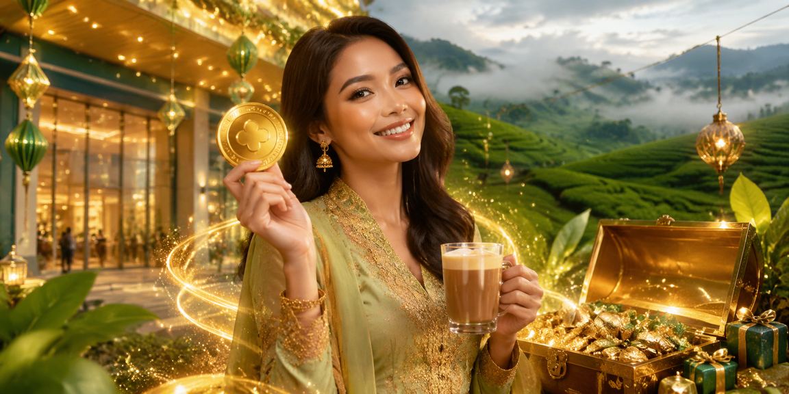 Suasana meriah sambutan Hari Raya dengan tawaran loteri istimewa di Malaysia